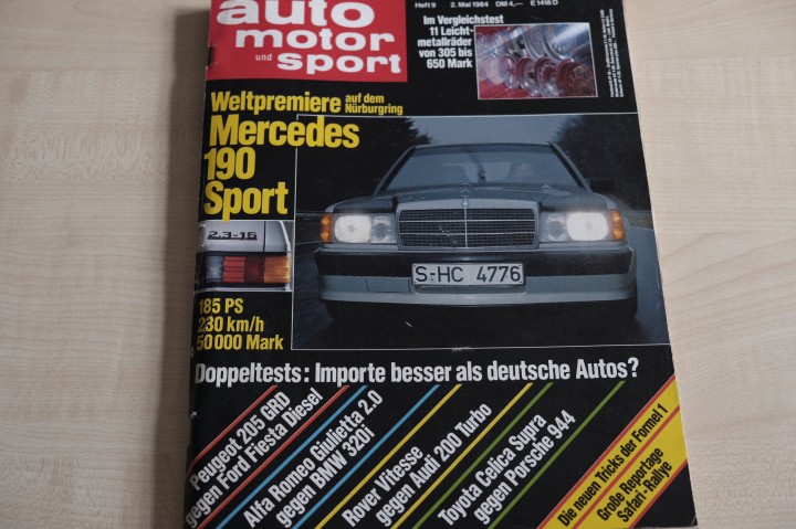 Deckblatt Auto Motor und Sport (09/1984)